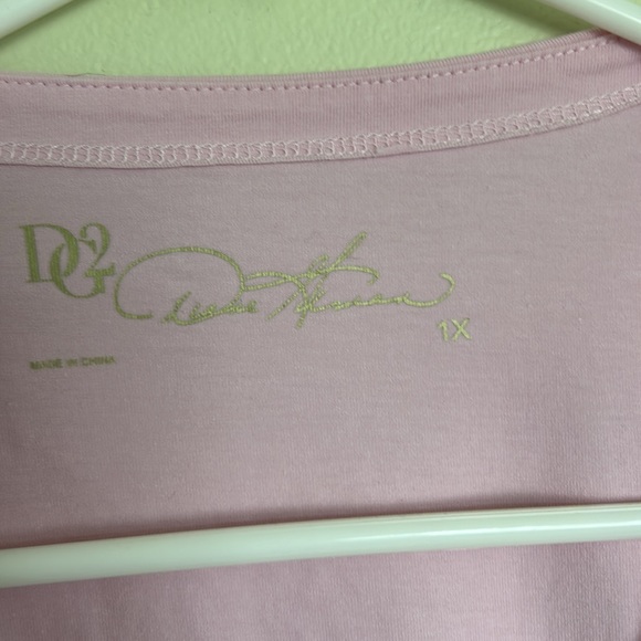 DG2 by Diane Gilman Tank Top Size 1X - Picture 3 of 5